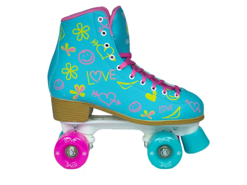Epic Skates Epic Splash Quad Roller Skates, Blue, Kids 1 - Image 5